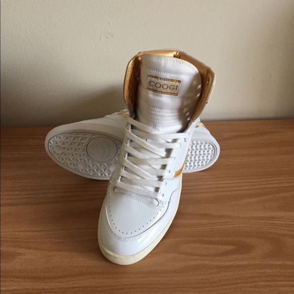 Coogi Shoe White/Gold CW1003 - Picture 2 of 5